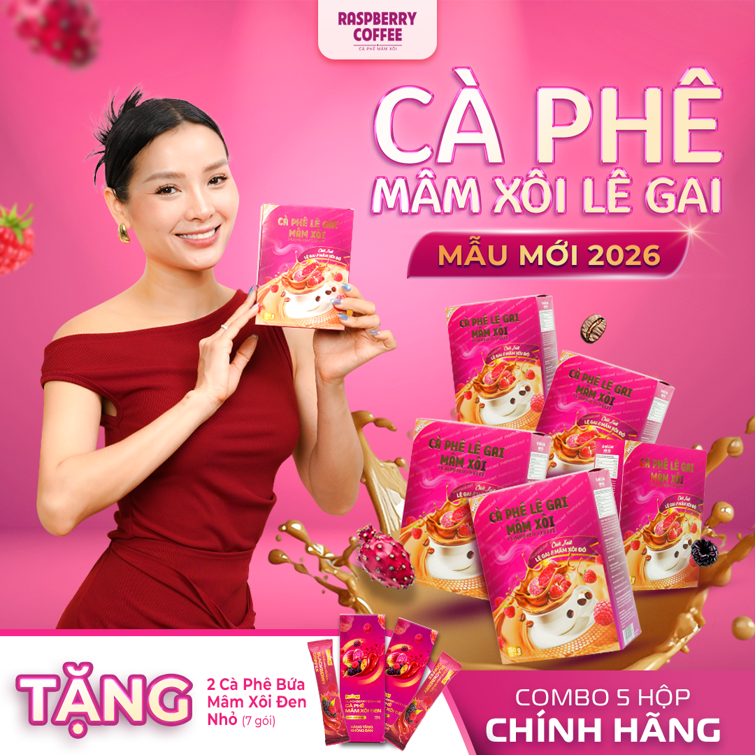 Combo 5 Hộp - Cà Phê Mâm Xôi Đỏ